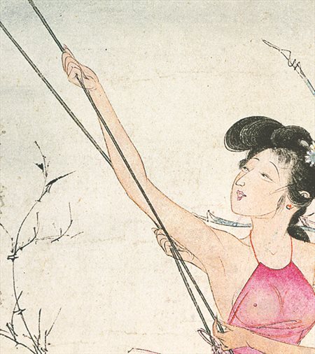 雨城-胡也佛的仕女画和最知名的金瓶梅秘戏图